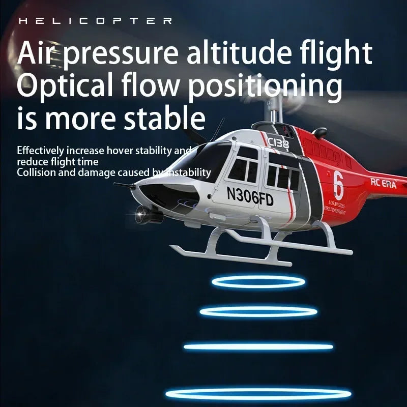 RC ERA C138 1/33 Scale 6 Channel RC BELL 206 Helicopter