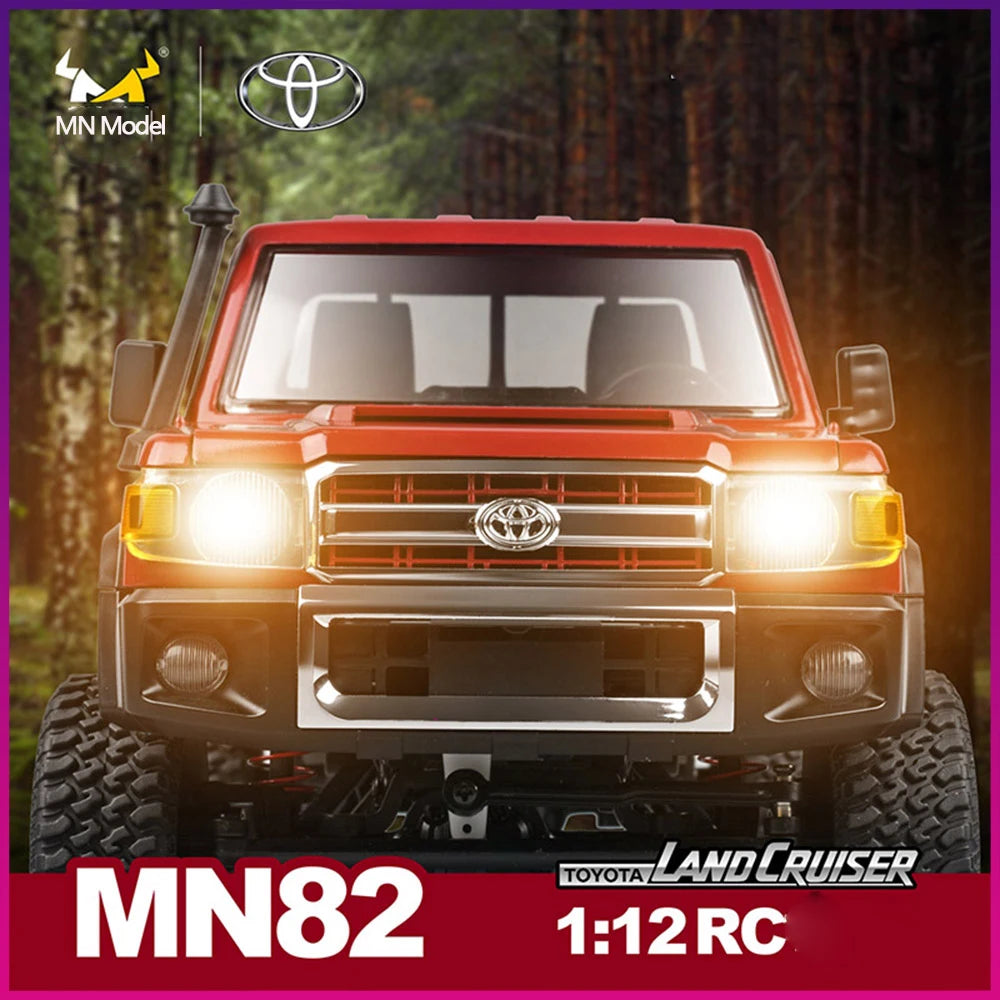MN82 TOYOTA LAND CRUISER 79 RC Crawler 1:12 Full Scale Pick Up Truck 2.4G 4WD Off-road Car