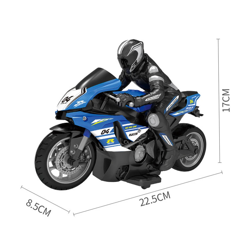 High Speed Remote Control RC Stunt Motorbike 1/ 10 2.4G
