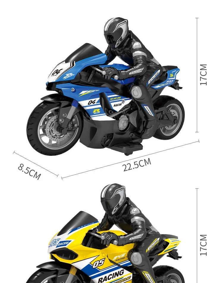 High Speed Remote Control RC Stunt Motorbike 1/ 10 2.4G