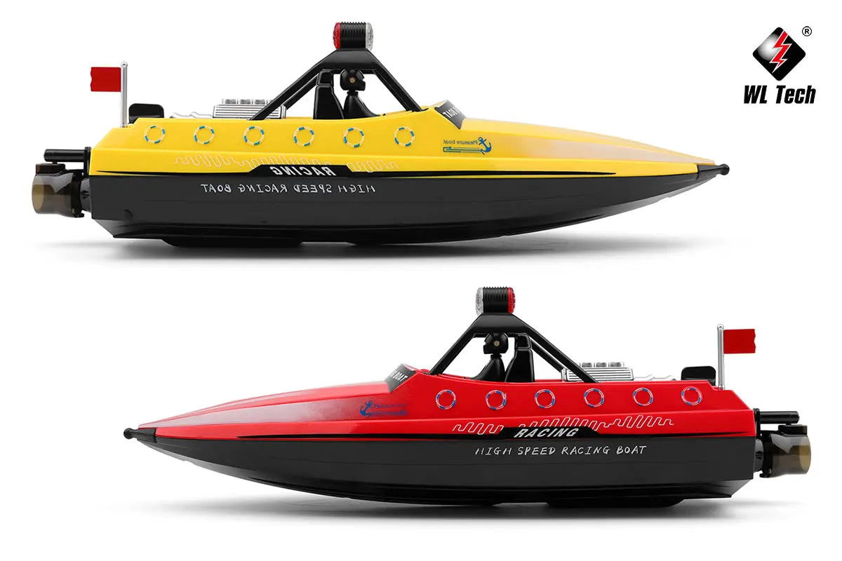 WL917 RC Racing Boat 16KM/H 2.4GHz Remote Control Speedboat with carry case
