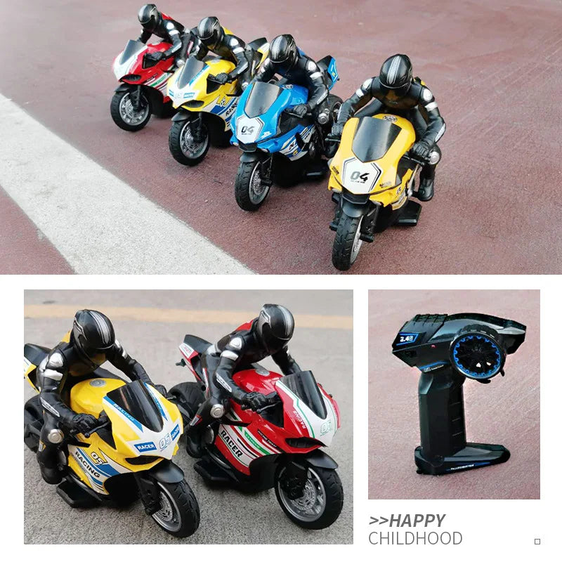 High Speed Remote Control RC Stunt Motorbike 1/ 10 2.4G
