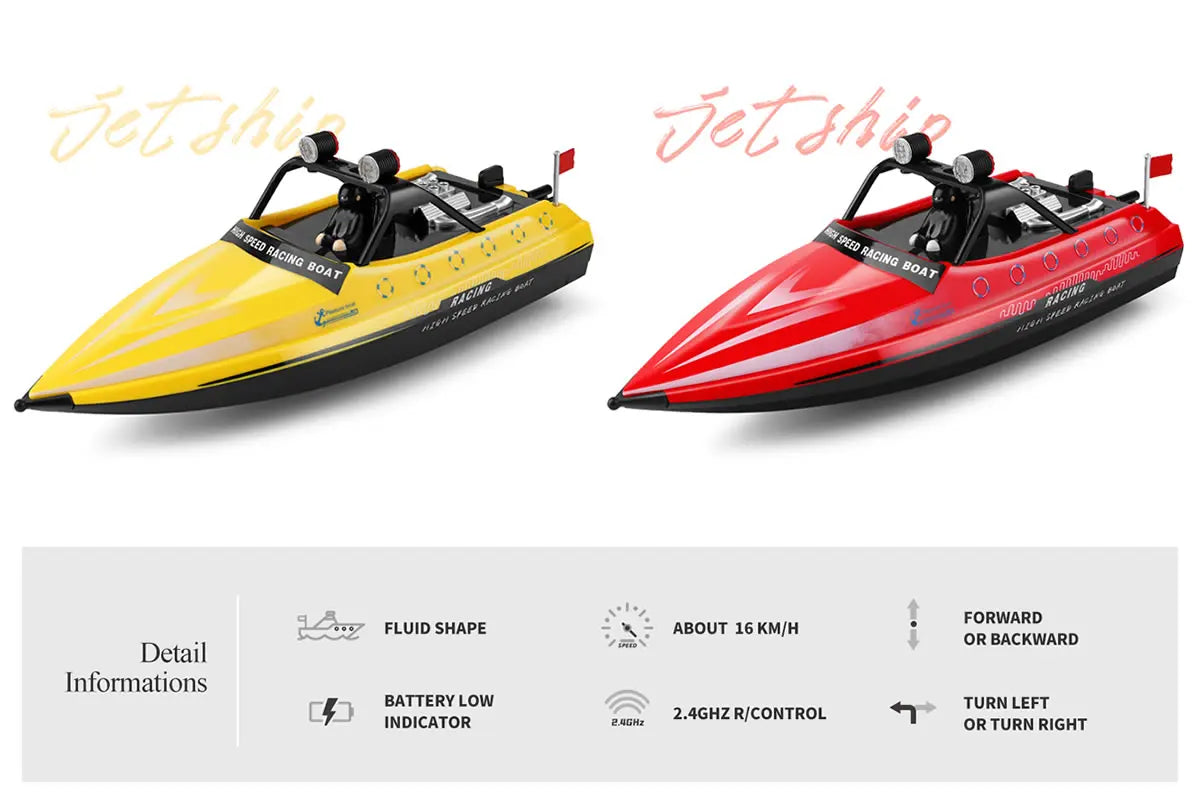 WL917 RC Racing Boat 16KM/H 2.4GHz Remote Control Speedboat with carry case