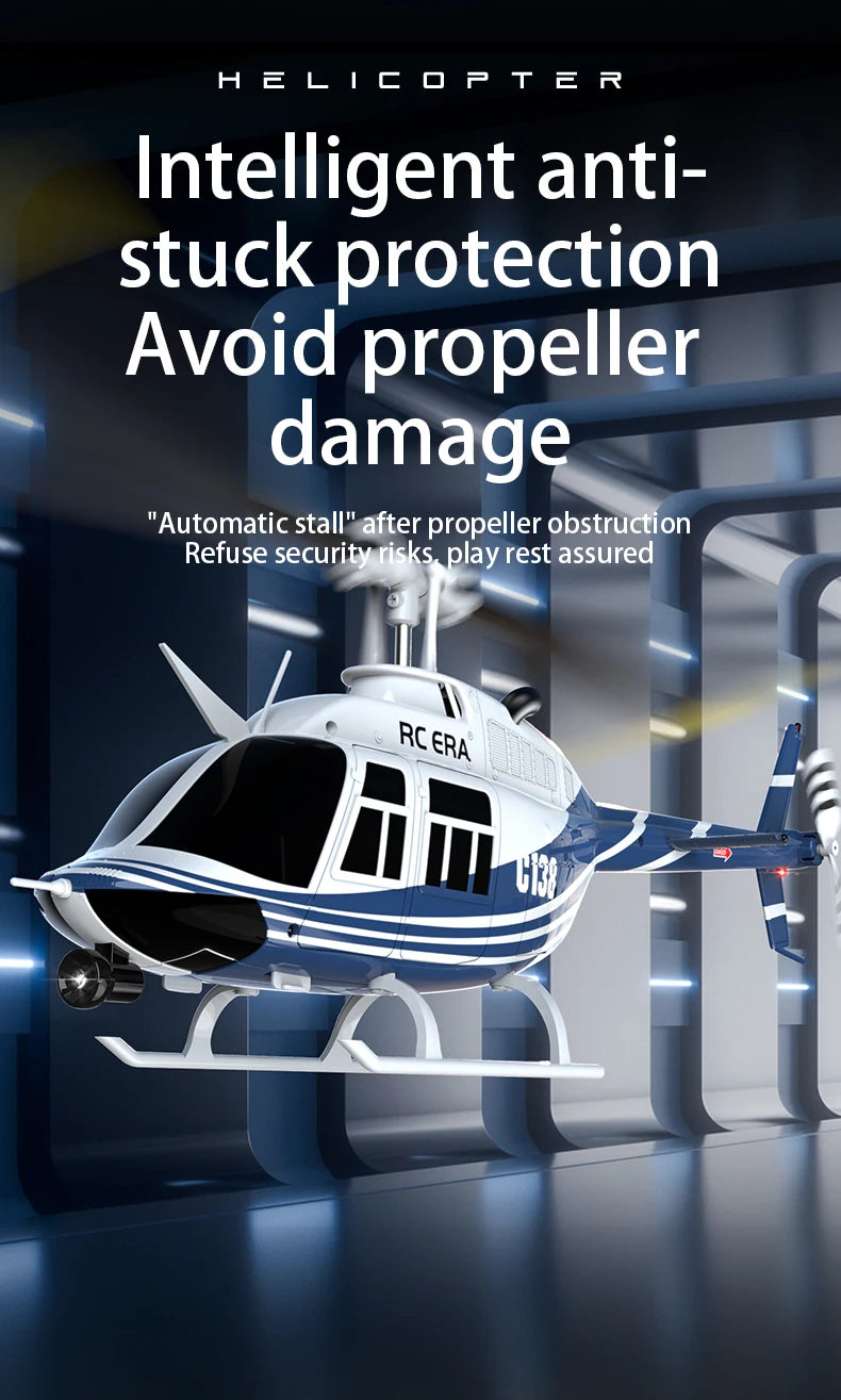RC ERA C138 1/33 Scale 6 Channel RC BELL 206 Helicopter