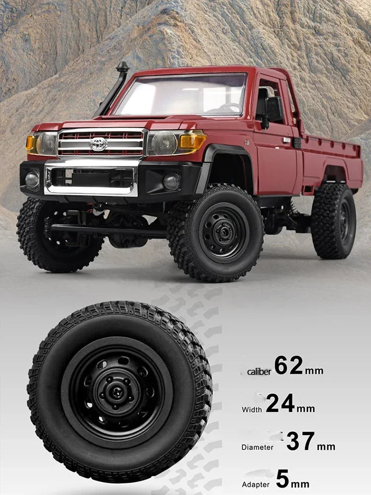 MN82 TOYOTA LAND CRUISER 79 RC Crawler 1:12 Full Scale Pick Up Truck 2.4G 4WD Off-road Car