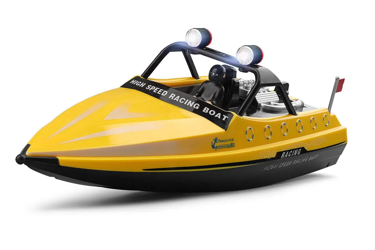 WL917 RC Racing Boat 16KM/H 2.4GHz Remote Control Speedboat with carry case