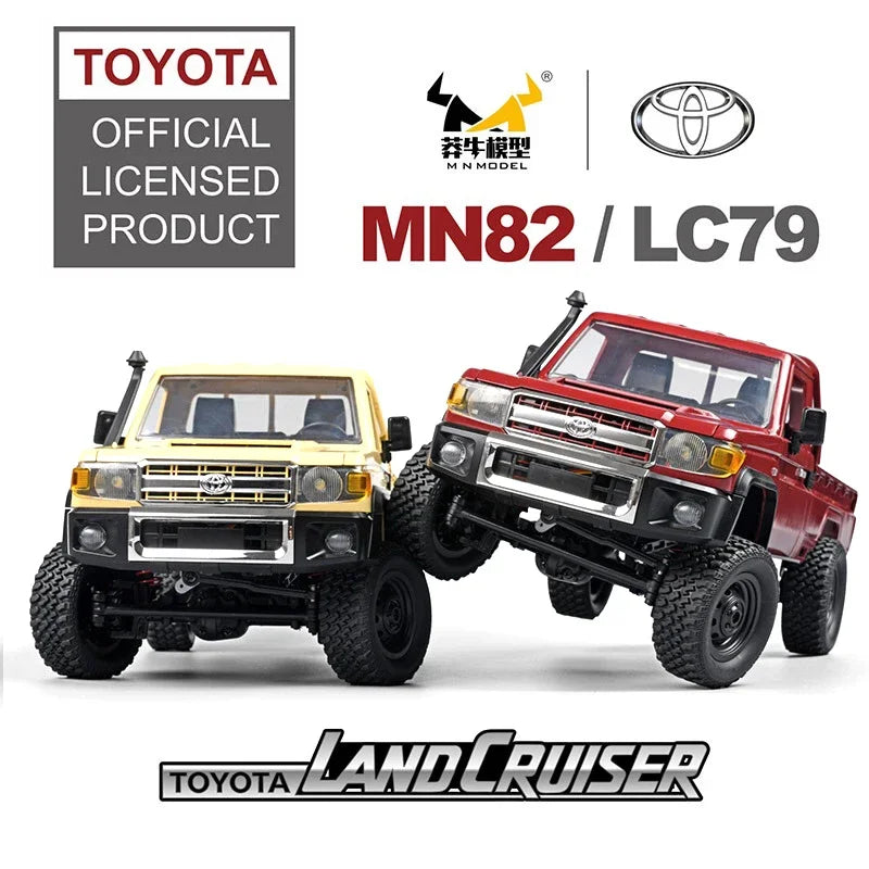 MN82 TOYOTA LAND CRUISER 79 RC Crawler 1:12 Full Scale Pick Up Truck 2.4G 4WD Off-road Car