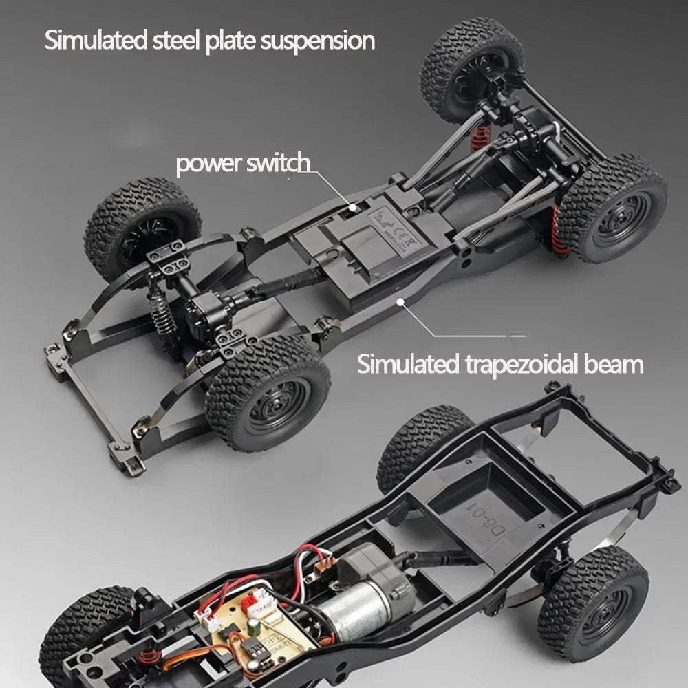 MN82 TOYOTA LAND CRUISER 79 RC Crawler 1:12 Full Scale Pick Up Truck 2.4G 4WD Off-road Car