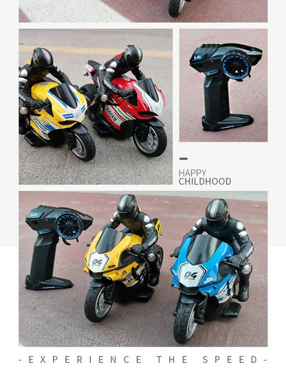 High Speed Remote Control RC Stunt Motorbike 1/ 10 2.4G