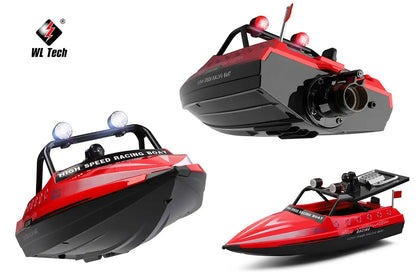 WL917  RC Racing Boat 16KM/H 2.4GHz Remote Control Speedboat with carry case
