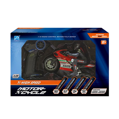High Speed Remote Control RC Stunt Motorbike 1/ 10 2.4G