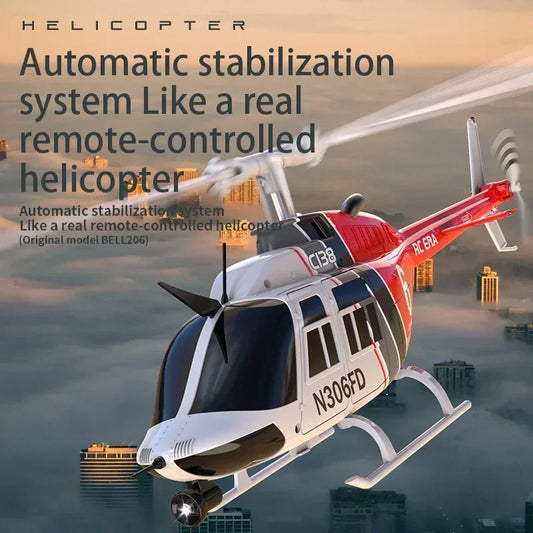 RC ERA C138 1/33 Scale  6 Channel RC  BELL 206 Helicopter
